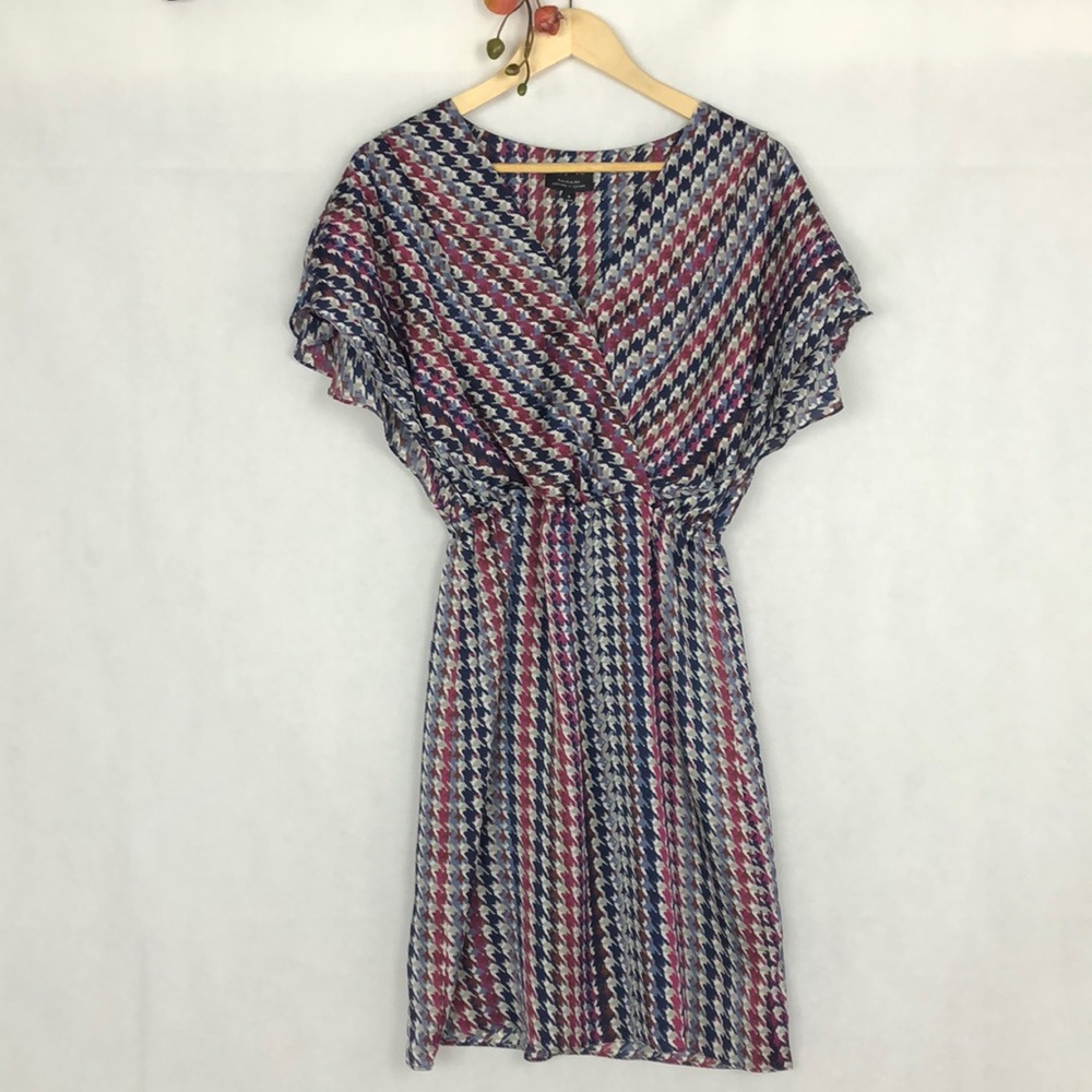 💚 Tahari Arthur S. Levine Layered Sleeve Dress, 4
